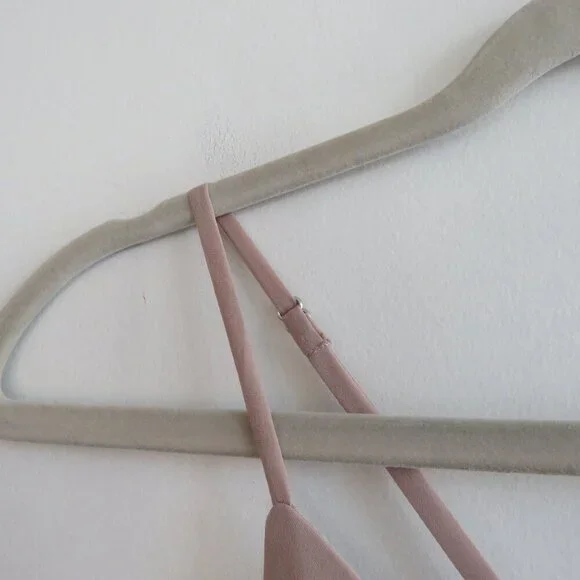 BIRDY GREY Taupe Ruffle Chiffon Maxi Bridesmaid Dress Wedding Neutral - Size XS - Picture 7 of 16